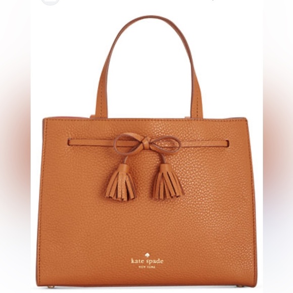 Kate Spade New York Hayes Street Leather Satchel Bag, NWOT